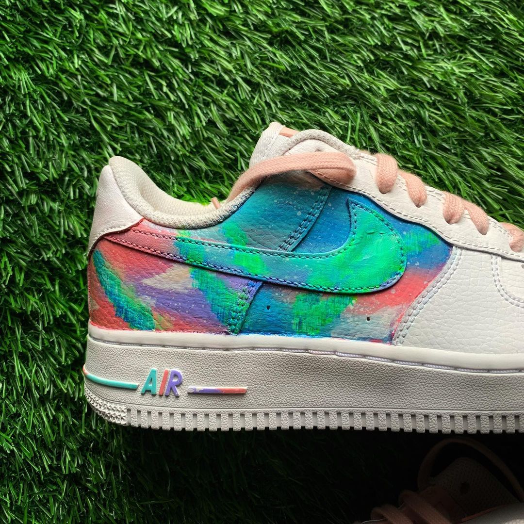 Nike Air Force 1 x Northern Lights Galaxy