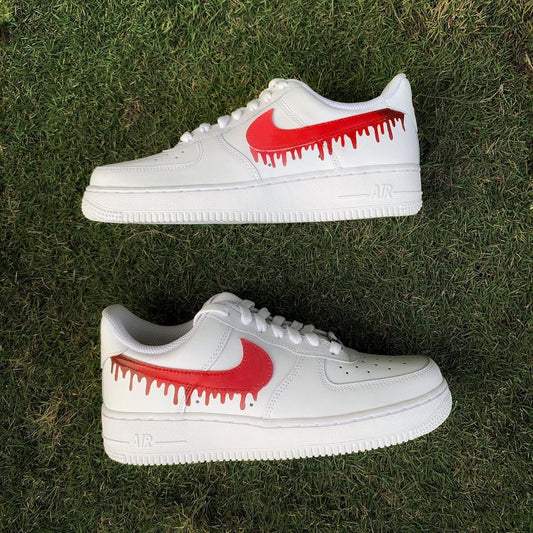 Nike Air Force 1 x Red Drip