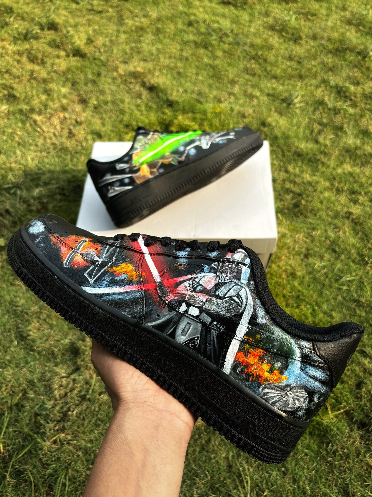 Nike Air Force 1 x Yoda x Darth Vader