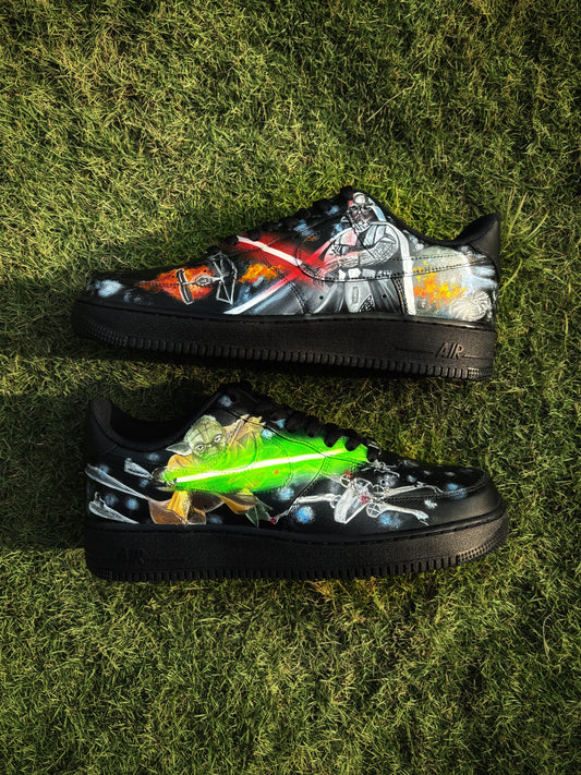 Nike Air Force 1 x Yoda x Darth Vader