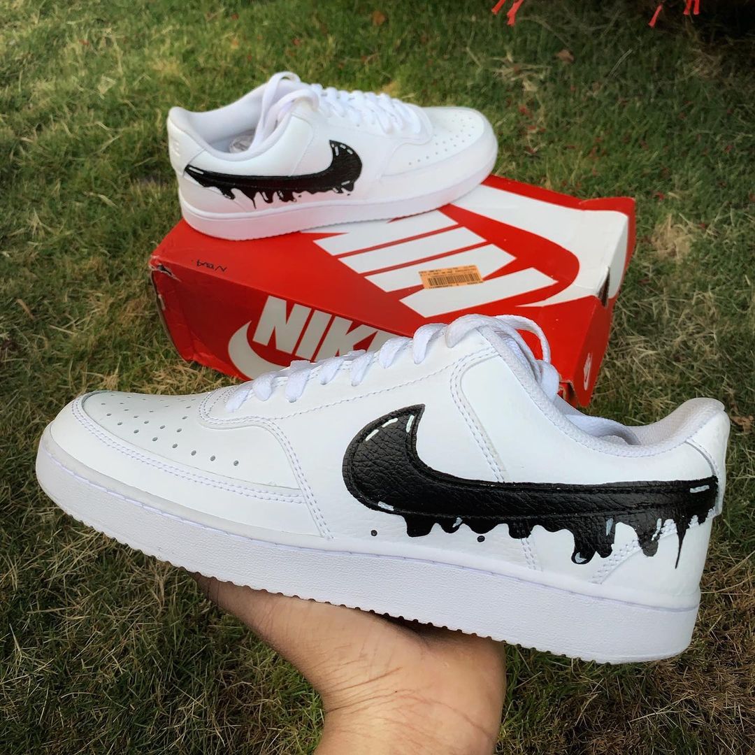 Nike Court Vision x Black Drip