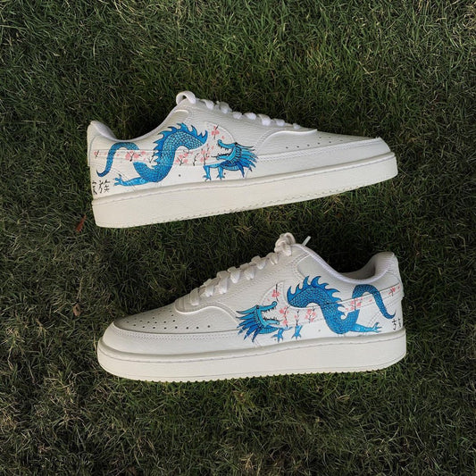 Nike Court Vision x Blue Sapphire Dragon