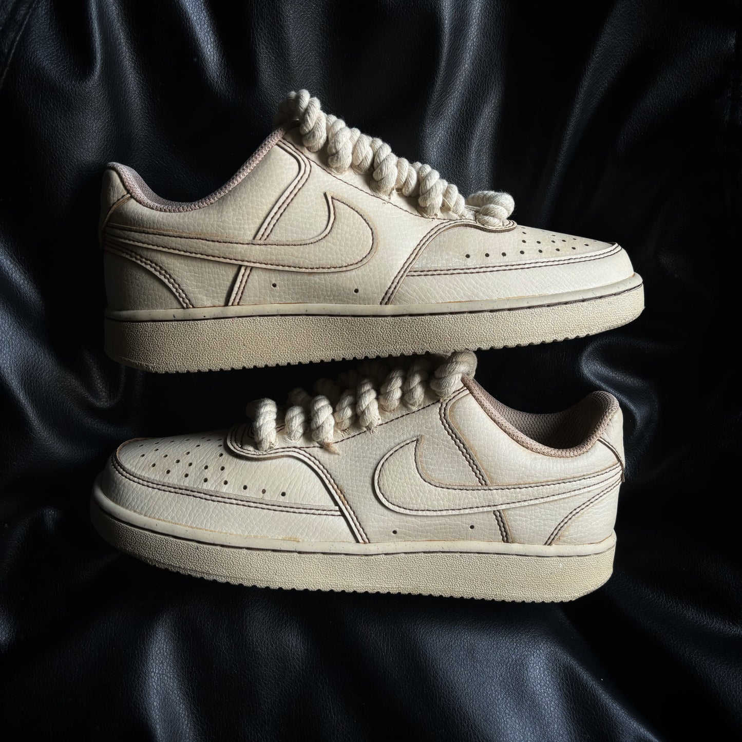 Nike Court Vision x Coffee (Rope Laces)