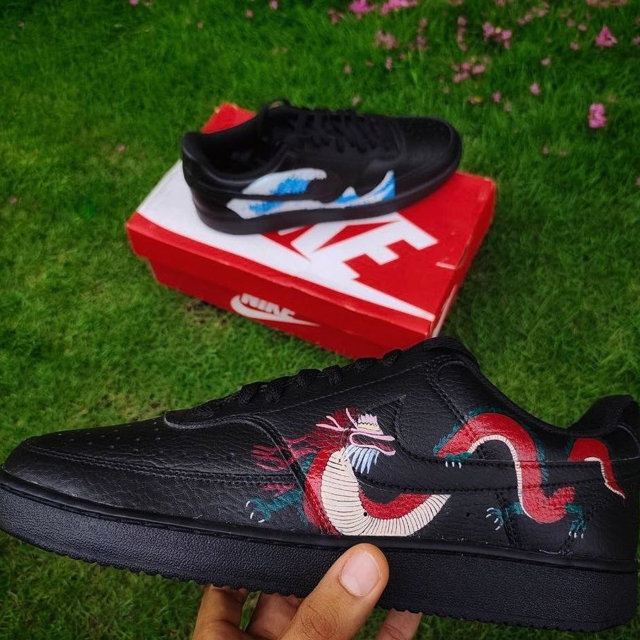 Nike Court Vision x Dragon And Waves