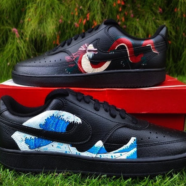 Nike Court Vision x Dragon And Waves