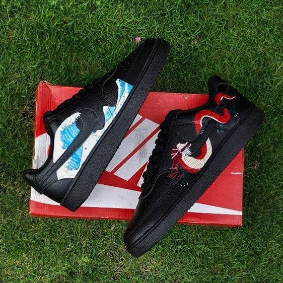 Nike Court Vision x Dragon And Waves