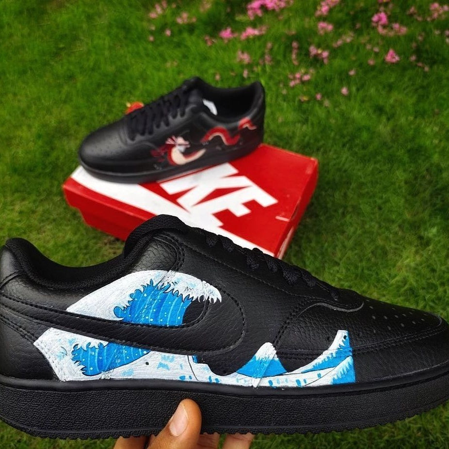 Nike Court Vision x Dragon And Waves